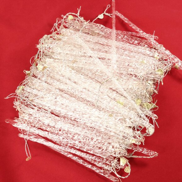 Glass Icicle Ornaments Winter Decorations for Christmas Tree - 2 Size Total 194 - Picture 4 of 10